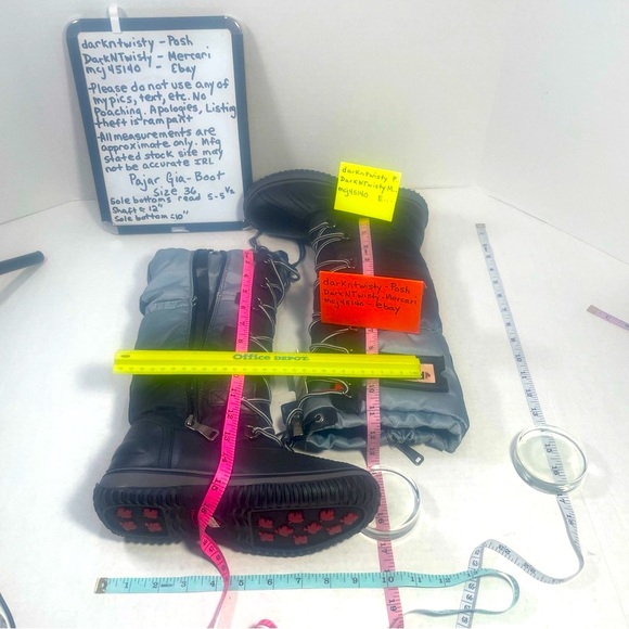 BNIB PAJAR BOOTS. Size on boot says 6
while tag on bottom says 5-5.5 - Picture 11 of 16